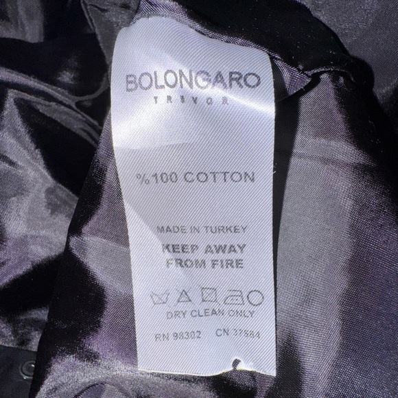 Bolongaro Trevor Black Bomber Jacket. Size M. GUC - Picture 7 of 7
